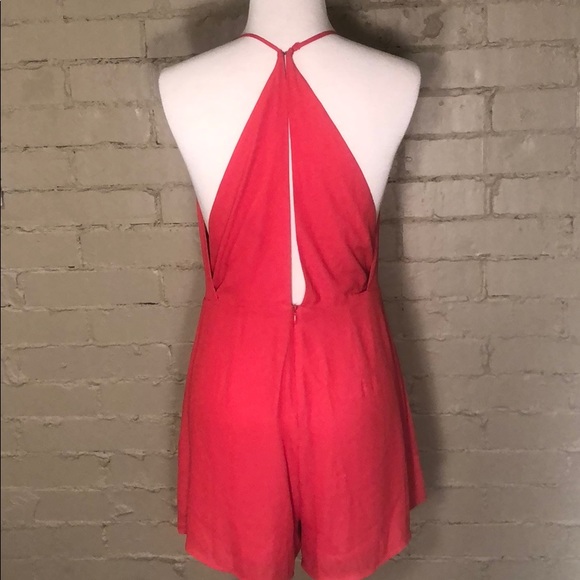 Lush Coral Romper: M - Picture 7 of 7